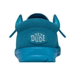 Wally Youth Funk Mono - Electric Blue 12 Wally Youth Funk Mono - Electric Blue -Heydude Shoes 40045 404 WALLYYOUTHFUNKMONO ELECTRICBLUE LEFTBACK