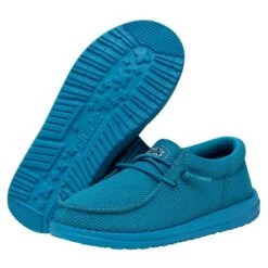 Wally Youth Funk Mono - Electric Blue 10 Wally Youth Funk Mono - Electric Blue -Heydude Shoes 40045 404 WALLYYOUTHFUNKMONO ELECTRICBLUE PAIRBOTTOM