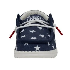 Wally Youth Patriotic - American Flag 11 Wally Youth Patriotic - American Flag -Heydude Shoes 40046 9CW WALLYYOUTHPATRIOTIC AMERICANFLAG LEFTFRONT