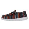 Wally Youth Serape - Desert Horizon 2 Wally Youth Serape - Desert Horizon -Heydude Shoes 40047 9BR WALLYYOUTHSERAPE DESERTHORIZON LEFTSIDE