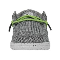 Wally Youth Sox - Stone White 11 Wally Youth Sox - Stone White -Heydude Shoes 40049 1KA WALLYYOUTHSOX STONEWHITE LEFTFRONT