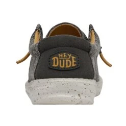 Wally Youth Stretch - Taupe 12 Wally Youth Stretch - Taupe -Heydude Shoes 40050 214 WALLY YOUTH STRETCH TAUPE LEFT 5