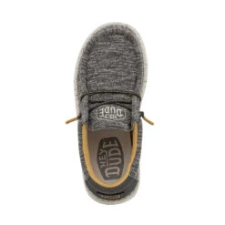 Wally Youth Stretch - Taupe 13 Wally Youth Stretch - Taupe -Heydude Shoes 40050 214 WALLY YOUTH STRETCH TAUPE LEFT 6 1