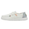 Wendy Boho - White Crochet -Heydude Shoes 40054 1KF WENDY BOHO WHITE CROCHET LEFT 1