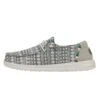 Wendy Boho - Embroidery Grey -Heydude Shoes 40054 1KM WENDYBOHO EMBROIDERYGREY LEFTSIDE