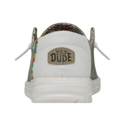 Wendy Boho - Olive 12 Wendy Boho - Olive -Heydude Shoes 40054 337 WENDYBOHO OLIVE LEFTBACK