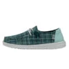 Wendy Crosshatch - Jade 2 Wendy Crosshatch - Jade -Heydude Shoes 40060 372 WENDYCROSSHATCH JADE LEFTSIDE
