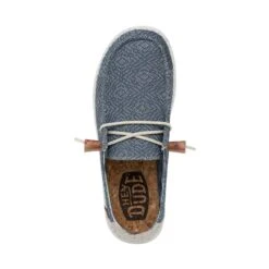 Wendy Knit II - Blue Denim -Heydude Shoes 40061 429 WENDYKNITII BLUEDENIM LEFTTOP