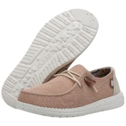 Wendy Knit II - Pink Salt -Heydude Shoes 40061 6UN WENDY KNIT II PINK SALT LEFT 3
