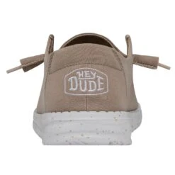 Wendy Slub Canvas - Tan -Heydude Shoes 40063 265 WENDYSLUBCANVAS TAN LEFTBACK