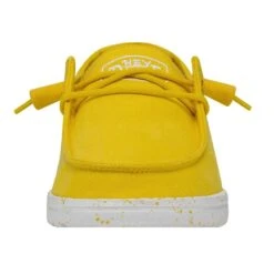 Wendy Slub Canvas - Empire Yellow -Heydude Shoes 40063 76I WENDYSLUBCANVAS EMPIREYELLOW LEFTFRONT