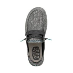 Wendy Flora - Tulip Grey -Heydude Shoes 40064 1JA WENDYFLORA TULIPGREY LEFTTOP