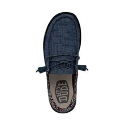 Wendy Funk Slub Blanket - Midnight Rain -Heydude Shoes 40066 4MK WENDYFUNKSLUBBLANKET MIDNIGHTRAIN LEFTTOP