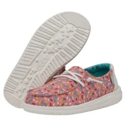Wendy Youth - Birthday Pink Sprinkles 10 Wendy Youth - Birthday Pink Sprinkles -Heydude Shoes 40069 6UO WENDYYOUTHBIRTHDAY PINKSPRINKLES PAIRBOTTOM