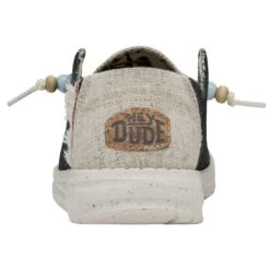 Wendy Fringe - Carbon 12 Wendy Fringe - Carbon -Heydude Shoes 40071 0YK WENDYFRINGE CARBON LEFTBACK