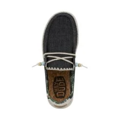 Wendy Fringe - Carbon 13 Wendy Fringe - Carbon -Heydude Shoes 40071 0YK WENDYFRINGE CARBON LEFTTOP