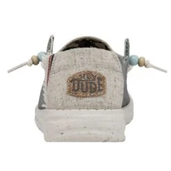 Wendy Fringe - Indigo 12 Wendy Fringe - Indigo -Heydude Shoes 40071 4ME WENDYFRINGE INDIGO LEFTBACK