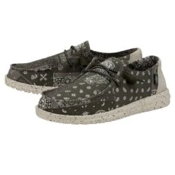 Wendy Patch - Geo Bandana Army -Heydude Shoes 40072 3UU WENDYPATCH GEOBANDANAARMY PAIRSIDE