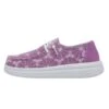 Wendy Rise Eyelet - Violet -Heydude Shoes 40075 508 WENDY RISE EYELET VIOLET LEFT 1