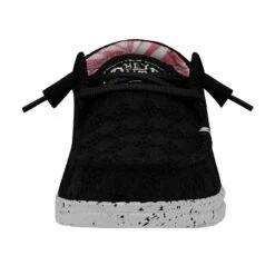 Wendy Stretch Boho Fleur - Crow -Heydude Shoes 40082 0YP WENDYSTRETCHBOHOFLUER CROW LEFTFRONT