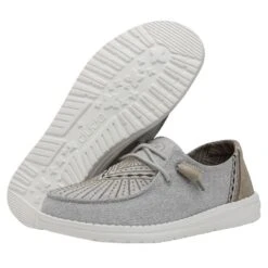 Wendy Western - Grey 10 Wendy Western - Grey -Heydude Shoes 40097 030 WENDYWESTERN GREY PAIRBOTTOM