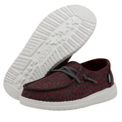 Wendy Youth Love - Grey 10 Wendy Youth Love - Grey -Heydude Shoes 40105 030 WENDY YOUTH LOVE GREY LEFT 3