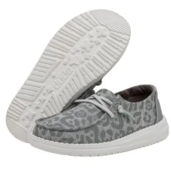 Wendy Youth - Cat Eye Grey 10 Wendy Youth - Cat Eye Grey -Heydude Shoes 40106 1GG WENDY YOUTH CAT CAT EYE GREY LEFT 3