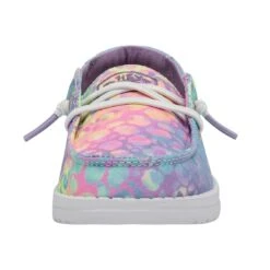 Wendy Youth - Cat Flow Leopard -Heydude Shoes 40106 9BW WENDY YOUTH CAT FLOW LEOPARD LEFT 4