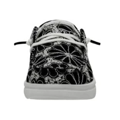 Wendy Youth Rise Eyelet - Black -Heydude Shoes 40108 001 WENDY YOUTH RISE EYELET BLACK LEFT 4