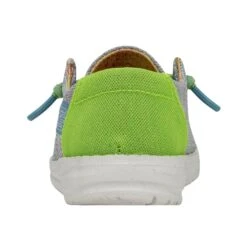 Wendy Youth Stretch - Glow Blu 12 Wendy Youth Stretch - Glow Blu -Heydude Shoes 40111 4MC WENDYYOUTHSTRETCH GLOWBLU LEFTBACK