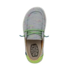 Wendy Youth Stretch - Glow Blu 13 Wendy Youth Stretch - Glow Blu -Heydude Shoes 40111 4MC WENDYYOUTHSTRETCH GLOWBLU LEFTTOP