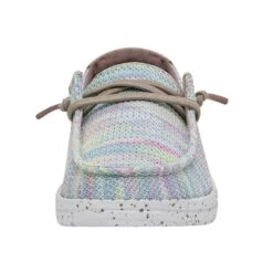 Wendy Youth Stretch - Aurora White -Heydude Shoes 40111 9BI WENDYYOUTHSTRETCH AURORAWHITE LEFTFRONT