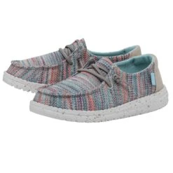 Wendy Youth Stretch - Sunset Pink 10 Wendy Youth Stretch - Sunset Pink -Heydude Shoes 40111 9C9 WENDY YOUTH STRETCH SUNSET PINK LEFT 2