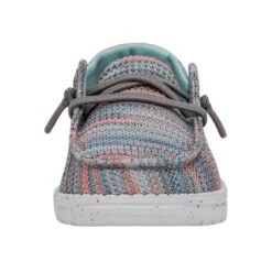 Wendy Youth Stretch - Sunset Pink 12 Wendy Youth Stretch - Sunset Pink -Heydude Shoes 40111 9C9 WENDY YOUTH STRETCH SUNSET PINK LEFT 4