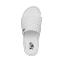 Chandler Knit - White Silver 13 Chandler Knit - White Silver -Heydude Shoes 40114 1LD CHANDLERKNIT WHITESILVER LEFTTOP