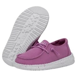 Wendy Toddler Slub Canvas - Violet 10 Wendy Toddler Slub Canvas - Violet -Heydude Shoes 40144 508 WENDYTODDLERSLUBCANVAS VIOLET PAIRBOTTOM