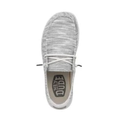 Wendy Sox Wide - Glacier Grey -Heydude Shoes 40152 1HD WENDYSOXWIDE GLACIERGREY LEFTTOP