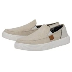 Sunapee Craft - White -Heydude Shoes 40178 100 SUNAPEEMCRAFTLINEN WHITE PAIRSIDE