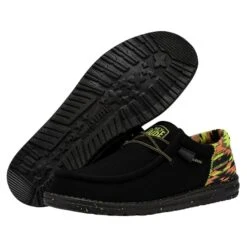 Wally Funk - Neon Black -Heydude Shoes 40357 001 WALLYFUNKNEON BLACK PAIRBOTTOM