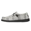 Wally - Shades Grey 1 Wally - Shades Grey -Heydude Shoes 40361 030 WALLYSHADES BLACK LEFTSIDE