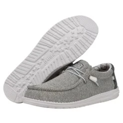 Wally Longneck - Grey 10 Wally Longneck - Grey -Heydude Shoes 40367 030 WALLYLONGNECK GREY PAIRBOTTOM