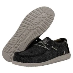 Wally Boho Denim - Brown 10 Wally Boho Denim - Brown -Heydude Shoes 40379 255 WALLYBOHODENIM BROWN PAIRBOTTOM