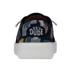 Conway Desert - Navy -Heydude Shoes 40392 410 CONWAYMDESERT NAVY LEFTBACK