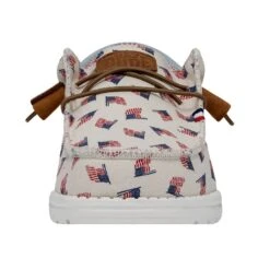 Wally Americana - Flag -Heydude Shoes 40395 1JR WALLYAMERICANA FLAG LEFTFRONT