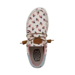 Wally Americana - Flag -Heydude Shoes 40395 1JR WALLYAMERICANA FLAG LEFTTOP