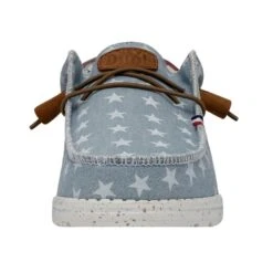 Wally Americana - Denim Star 12 Wally Americana - Denim Star -Heydude Shoes 40395 4NR WALLYAMERICANA DENIMSTAR LEFTFRONT