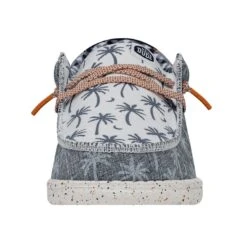 Wally Youth Tropical - Blue 11 Wally Youth Tropical - Blue -Heydude Shoes 40475 425 WALLYYOUTHTROPICAL BLUE LEFTFRONT