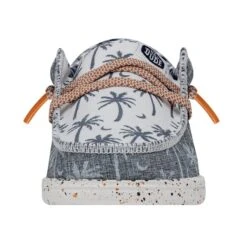 Wally Toddler Tropical - Blue -Heydude Shoes 40477 425 WALLYTODDLERTROPICAL BLUE LEFTFRONT