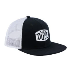 Trucker Cap - Black -Heydude Shoes 41004 001 TruckerHat Black Side