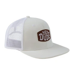 Trucker Cap - Cream -Heydude Shoes 41004 13R TruckerHat Cream Side